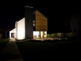 Finished property at night